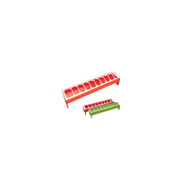 Mangiatoia/Abbeveratoio a barretta cm 50 - POLLI NOVITAL