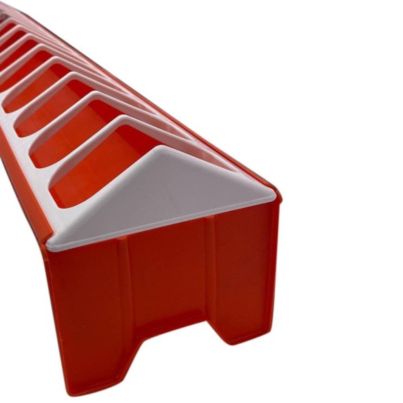 Mangiatoia/Abbeveratoio a barretta cm 50 - POLLI NOVITAL