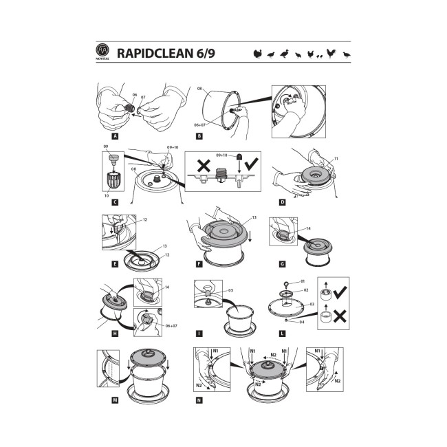 Abbeveratoio serbatoio Rapid Clean LT...