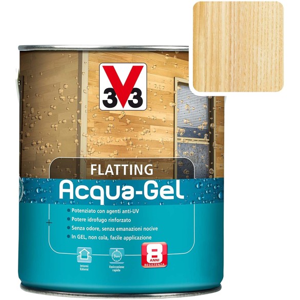 V33 Flatting Acqua-Gel 0,75 Lt - Incolore
