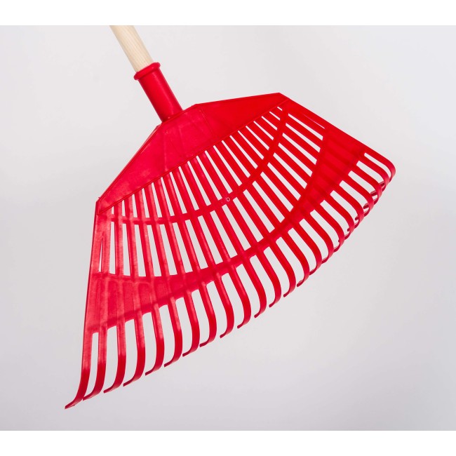 Scopa per Foglie Extralarge Rossa 55 cm