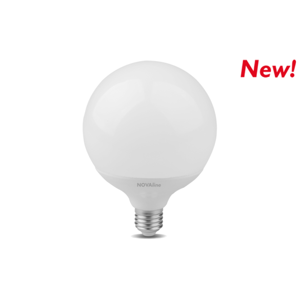 Globo Lampada Led E27 24W Luce Fredda 6500K NOVALINE