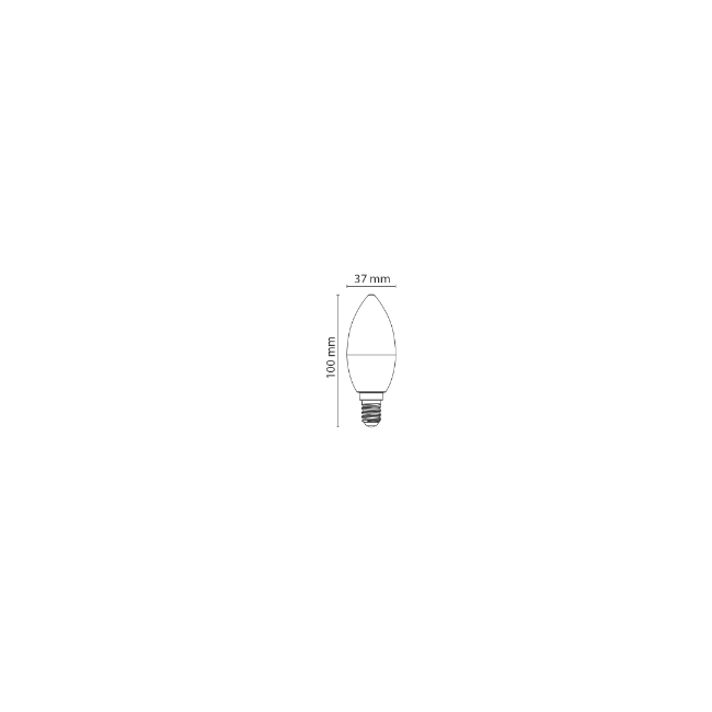 Oliva Lampada Led E14 5,5W 3000K...