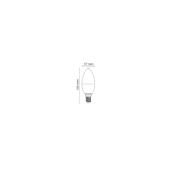 Oliva Lampada Led E14 5,5W 6500K NOVALINE