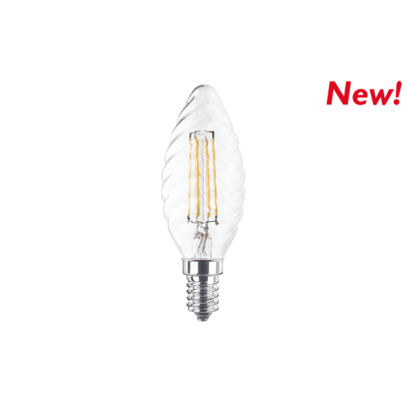 Tortiglione Led a Filamento E14 4W 4000K NOVALINE