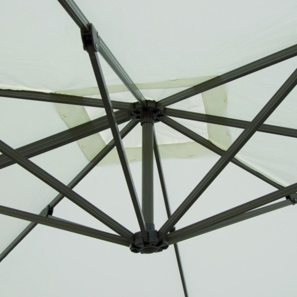 Ombrellone a Braccio Deluxe 3x4 mt Bianco Verdelook