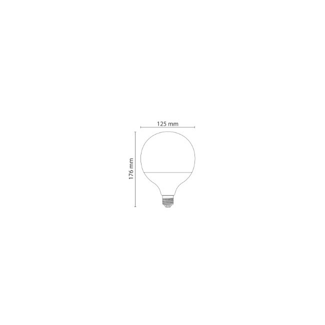 Lampadina Led Globo E27 - 24 W -...