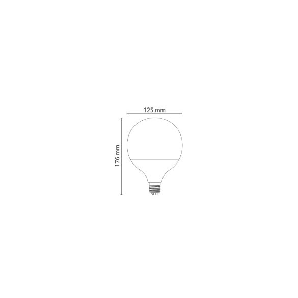 Lampadina Led Globo E27 - 24 W - 3000k - CL.F - 2500 lm