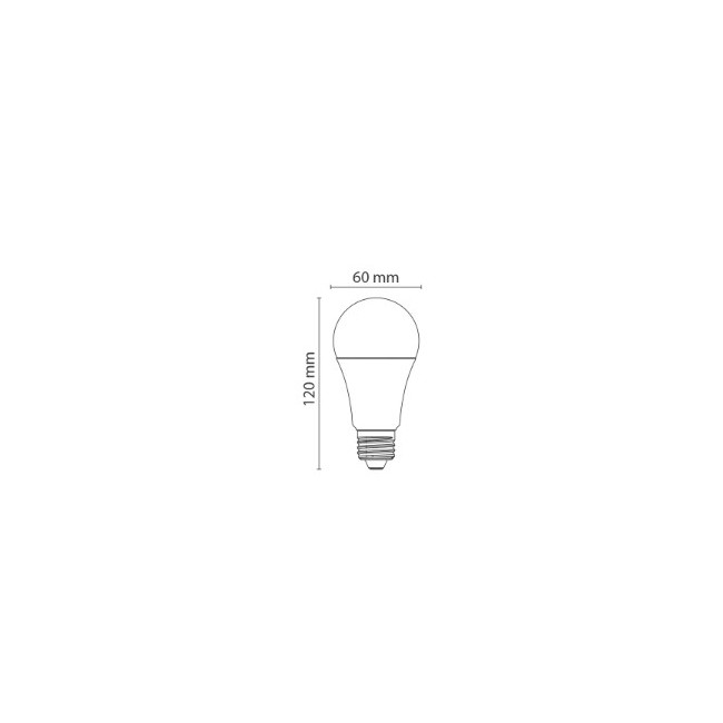 Lampadina Led Goccia - E27 - 13 W -...