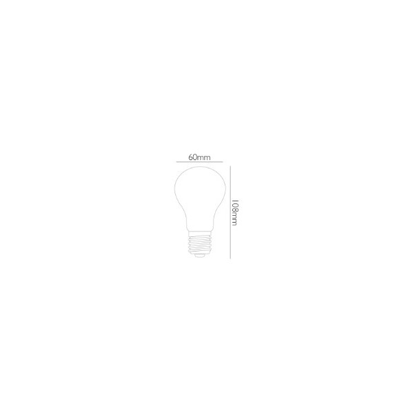 Goccia Led Opale a Filamento E27 - 10,5 W - 10.5 Kw - 4000 K - 1368 lm - Blister