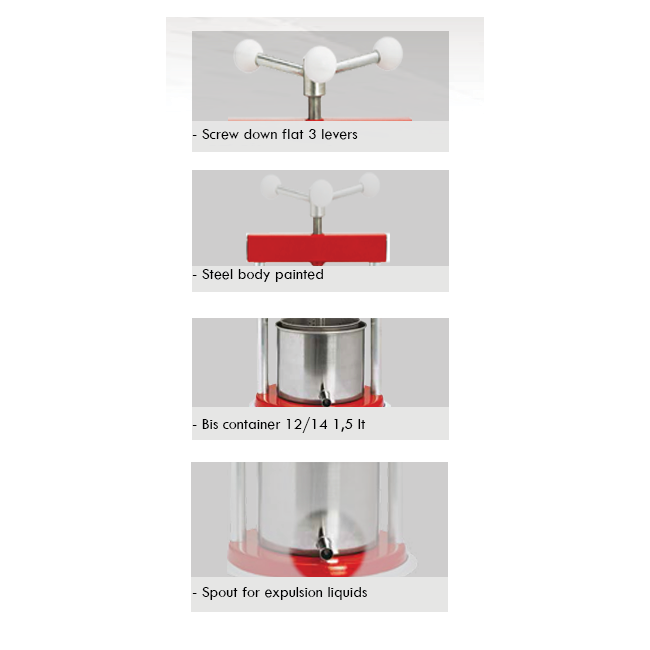 Torchietto Rosso mod. Tommy PALUMBO