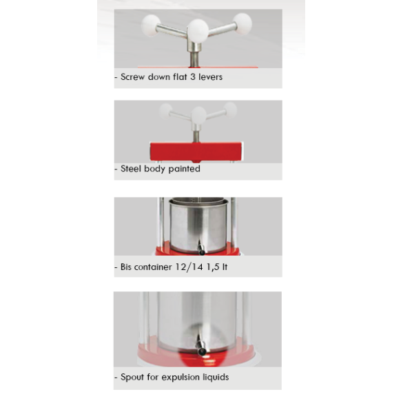 Torchietto Rosso mod. Tommy PALUMBO