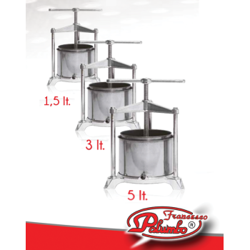 Torchietto Spremitutto Premitutto 5 Lt Litri Acciaio Inox Grande - Foto 14
