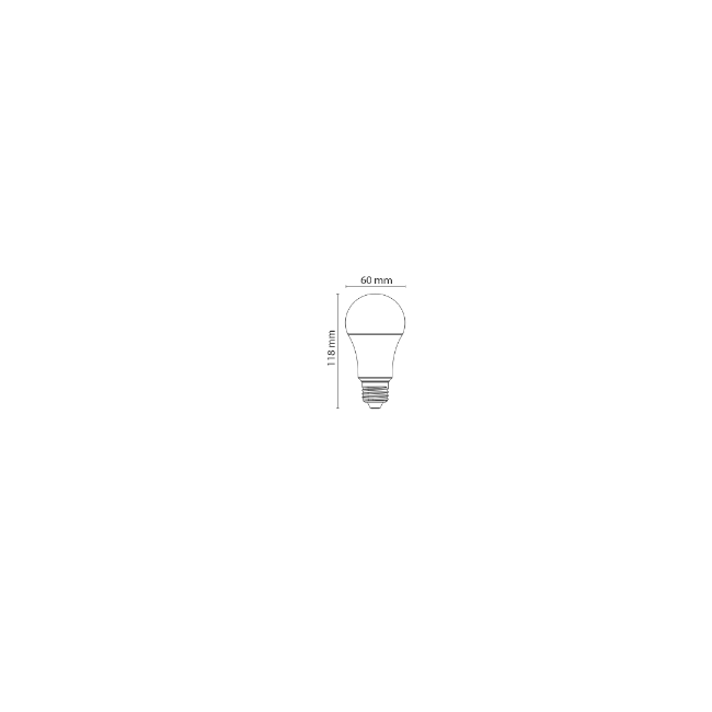 Goccia Led Classic 10 W E27 6500K...