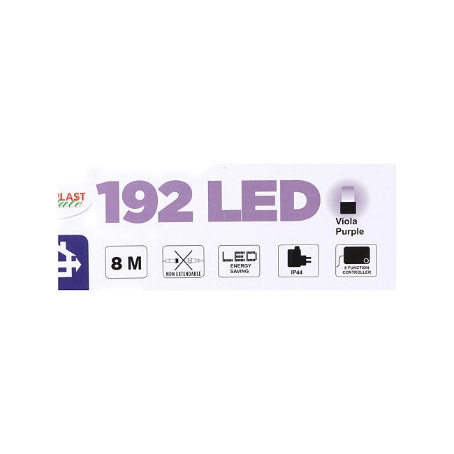 Luci da 192 Led Colore Viola con...