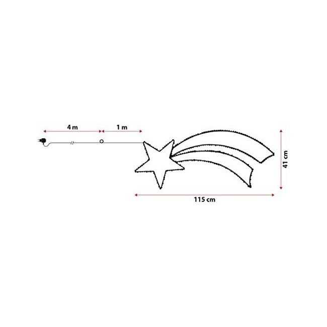 Cometa 300 Microled 115cm Bianco...