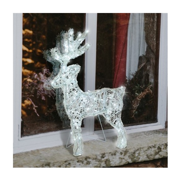 Renna Luminosa h60 cm 130 Led LOTTI