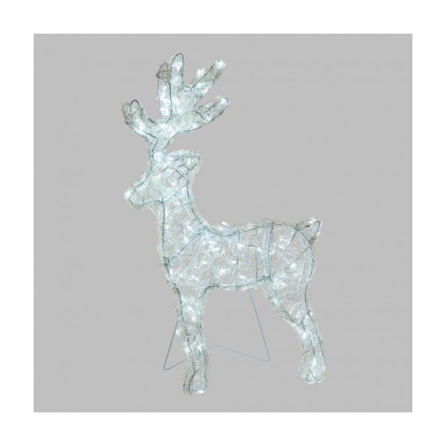 Renna Luminosa h60 cm 130 Led LOTTI