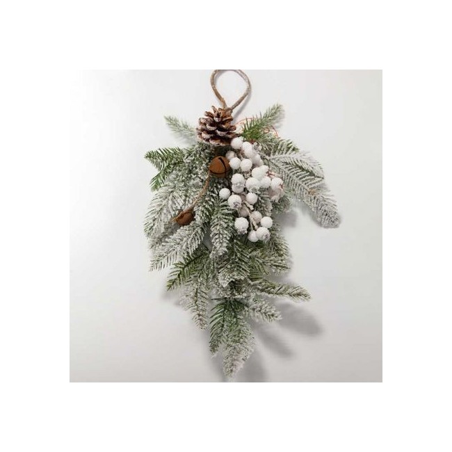 Dietroporta Innevato con Bacche...