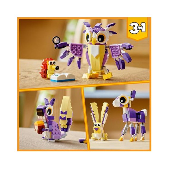 LEGO Creator 31125 3in1 Creature della Foresta Fantasy