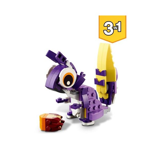 LEGO Creator 31125 3in1 Creature della Foresta Fantasy