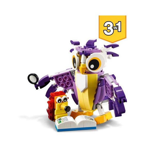 LEGO Creator 31125 3in1 Creature della Foresta Fantasy