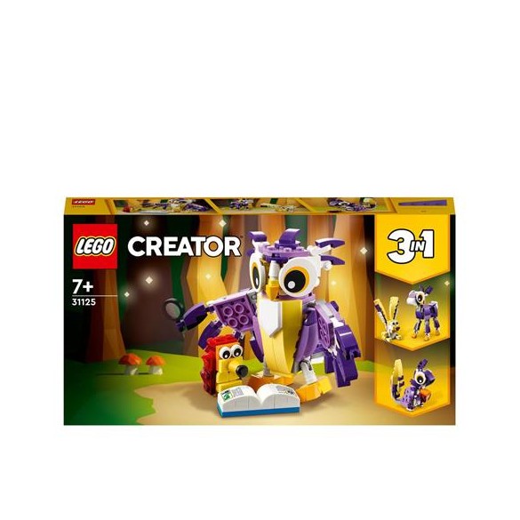 LEGO Creator 31125 3in1 Creature della Foresta Fantasy