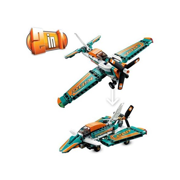 LEGO Technic 42117 Aereo da Competizione e Jet a Reazione