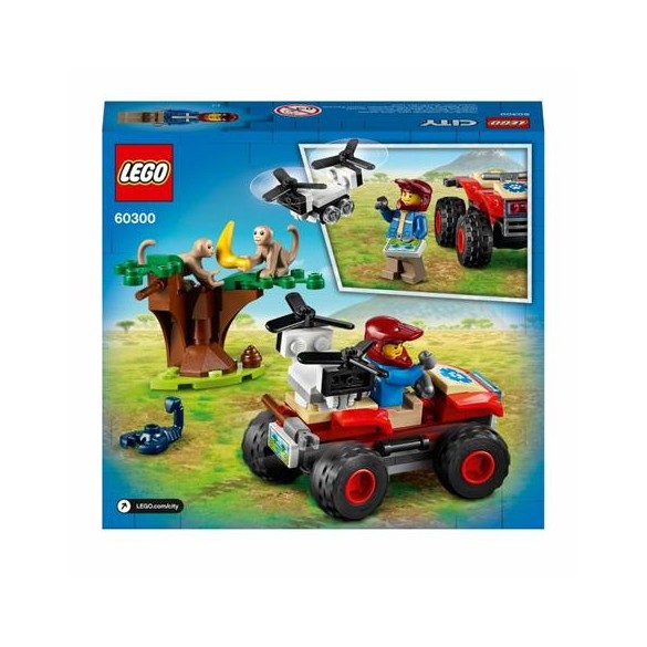 LEGO City 60300 Wildlife ATV di Soccorso Animale