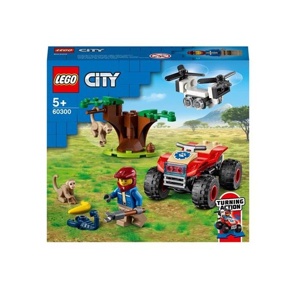 LEGO City 60300 Wildlife ATV di Soccorso Animale