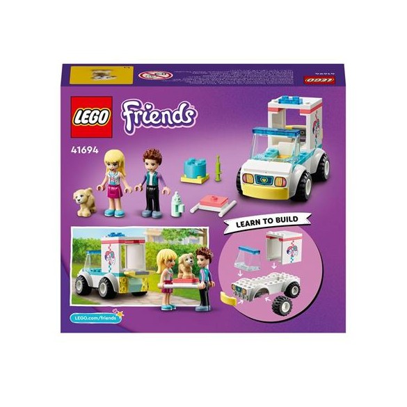 LEGO Friends 41694 Ambulanza della Clinica Veterinaria