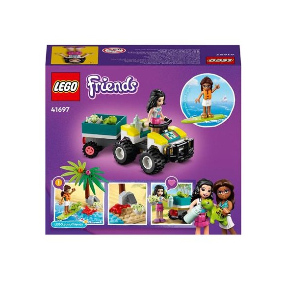 LEGO Friends 41697 Veicolo di Protezione delle Tartarughe