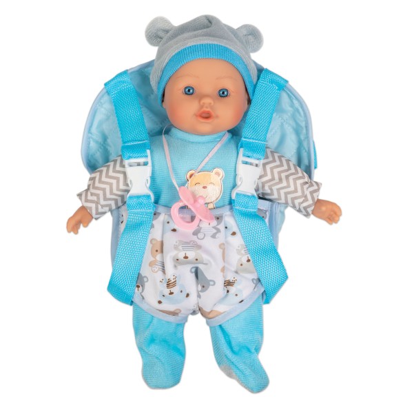 Bambola con Zainetto 30 cm