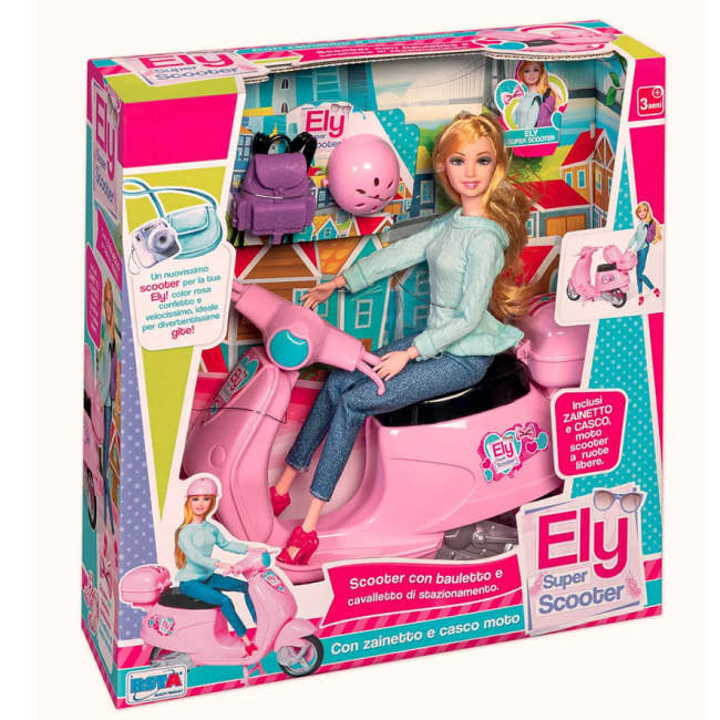 Bambola Ely con Scooter