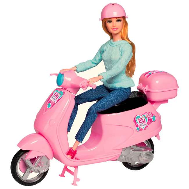 Bambola Ely con Scooter
