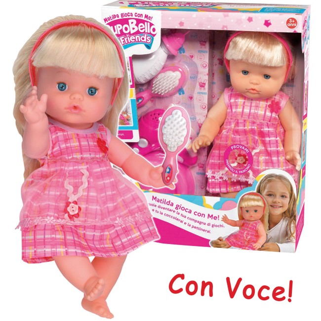Bambola con Accessorio Capelli 35 cm