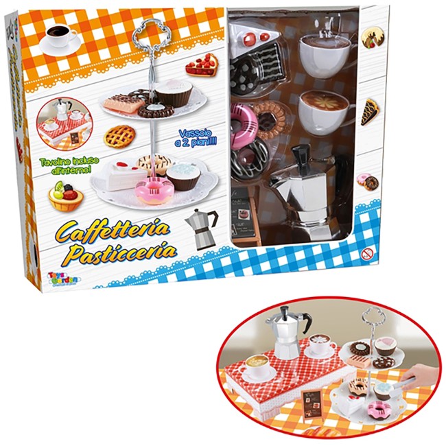 Set Caffe' con Vassoio Multipiano