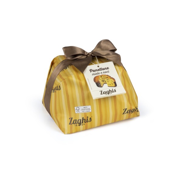 Panettone Farcito Miele e Noci 750 gr ZAGHIS