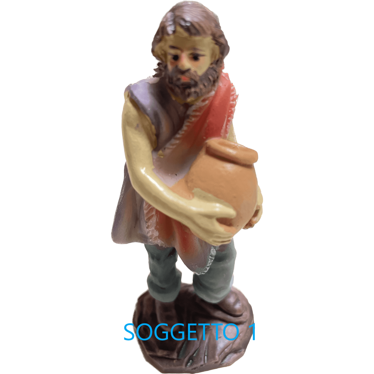 Spetebo Figure Per Presepe Natalizio, 10 Pezzi Alti 11 Cm, Dipinti A Mano In Pietra Artificiale, Decorazione Da Tavolo
