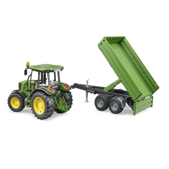Trattore John Deere 5115M + Rimorchio BRUDER