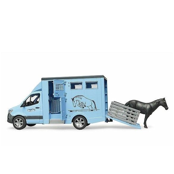 Sprinter Camion per Trasporto Animali 1 cavallo BRUDER