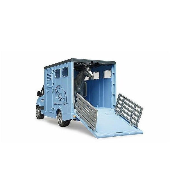 Sprinter Camion per Trasporto Animali 1 cavallo BRUDER