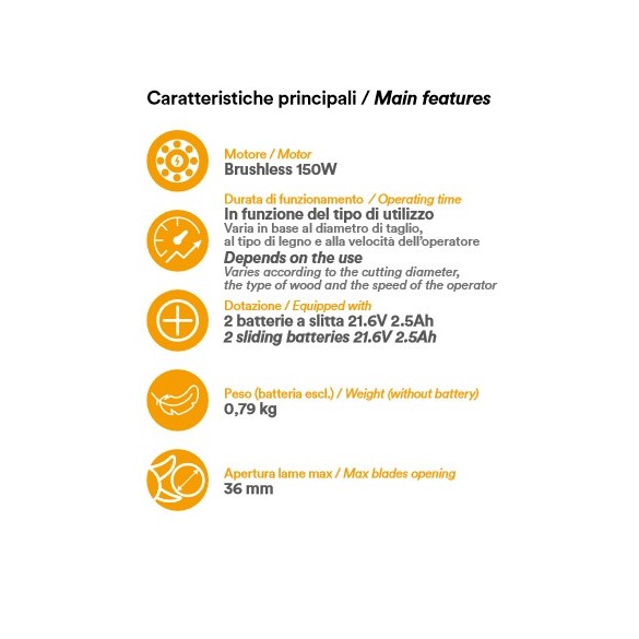 Potatore Forbice Elettronico KV 380 Volpi