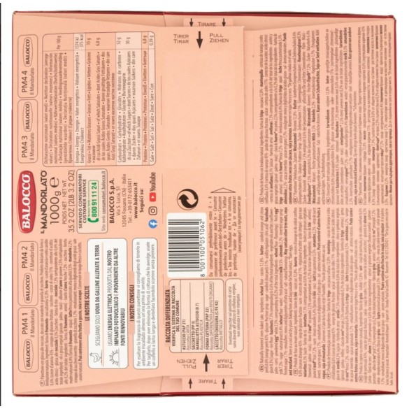 Panettone Mandorlato 1 Kg Balocco