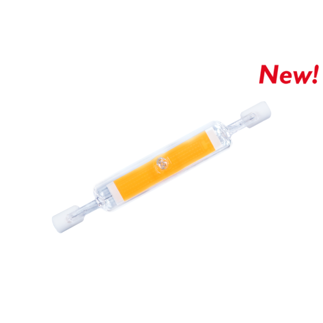 Lampada Led R7S in Vetro 78mm 4W 2700...