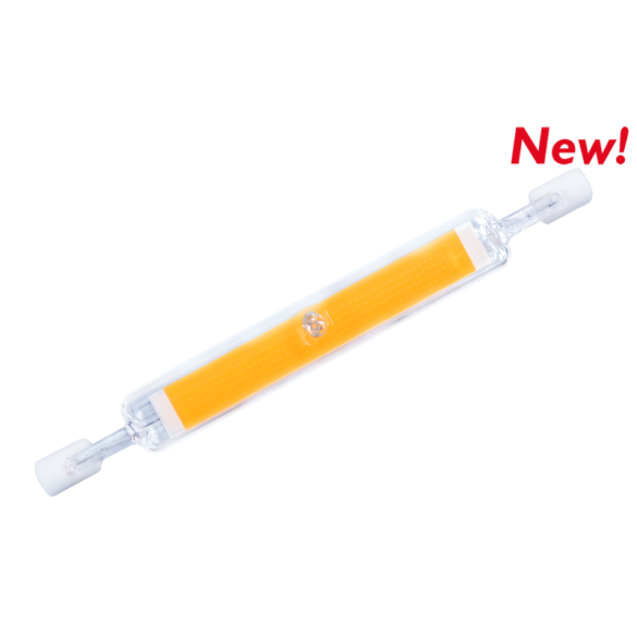 Lampada Led R7S in Vetro 118mm 8.5W 2700 K Warm White NOVALINE