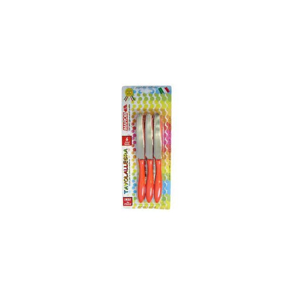 Coltelli 6pz Marietti Colori Assortiti