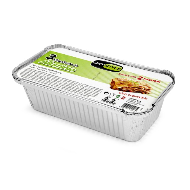 Vaschetta con Coperchio 3pz GIOSTYLE