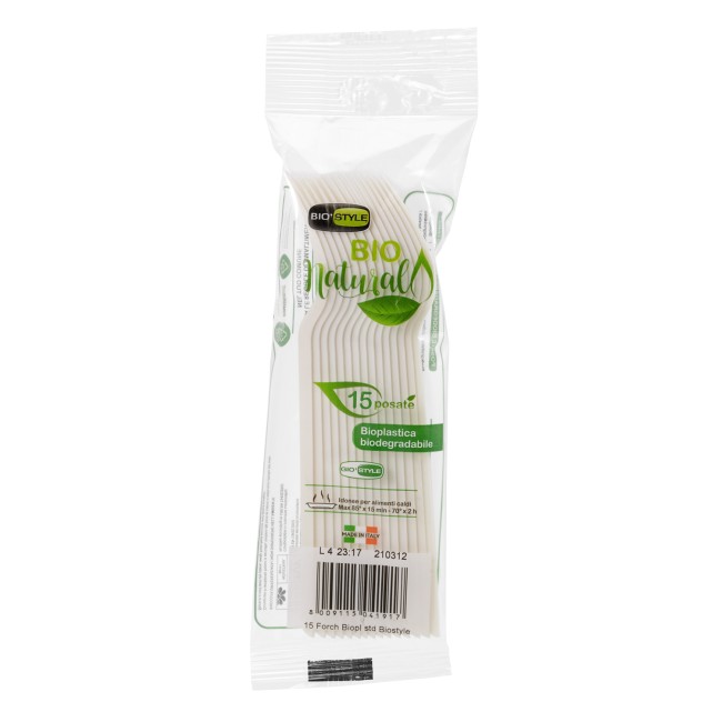 Forchette BIO 15 pz GIOSTYLE