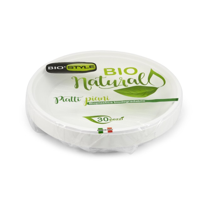 Piatti Piani BIO 30 pz GIOSTYLE